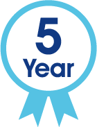 5 Year Commercial Warranty